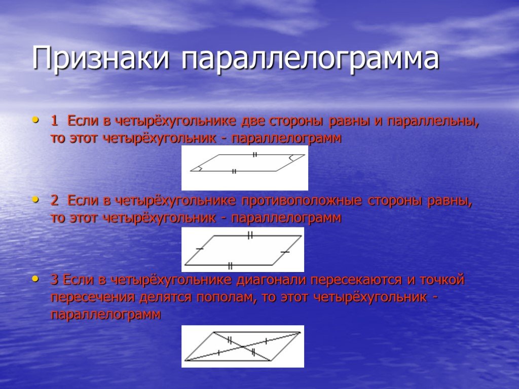 Презентация про параллелограмм