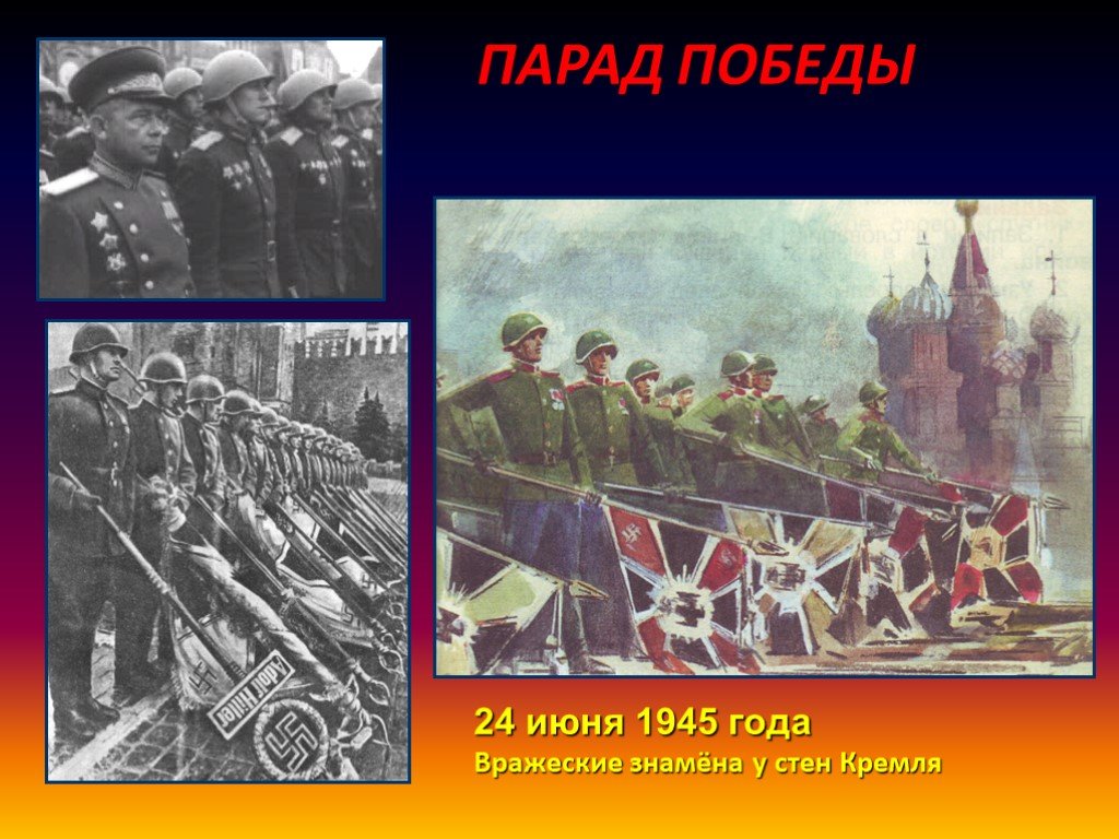 Презентация парад победы 24 июня 1945 года