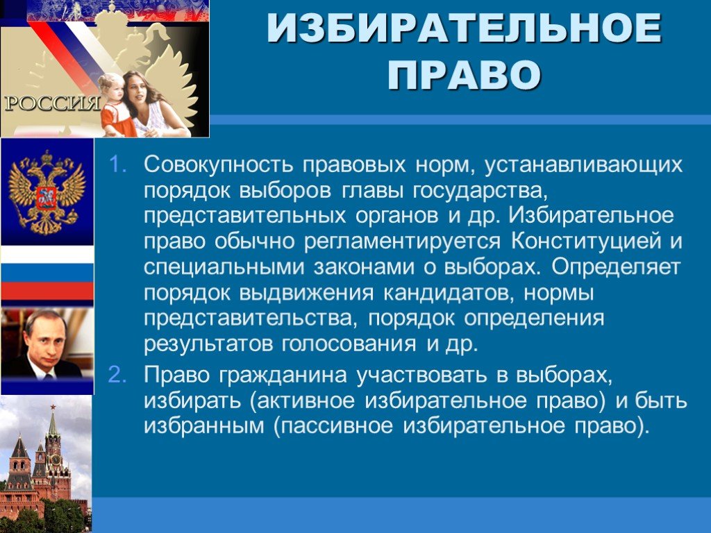 Избирательное право год. Презентация на тему избирательное право. Избирательные права по Конституции. Избирательное право 10 класс. Презентация избирательное право 10 класс.