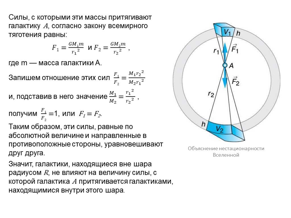 Основы современной космологии презентация 11 класс астрономия