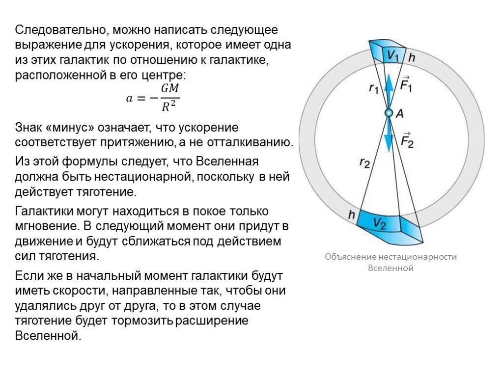 Основы современной космологии презентация 11 класс астрономия