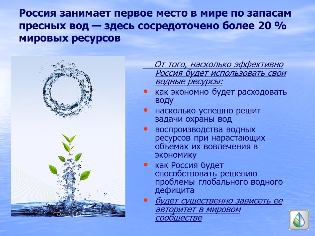 1 вода экология