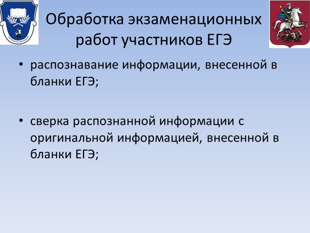 Информация внесена. Вносить информацию. Как обрабатывают ЕГЭ.