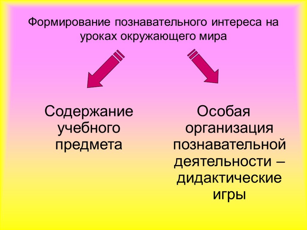 Познавательная деятельность окружающий мир