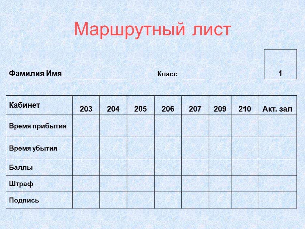 Маршрутный лист на месяц образец для водителя легкового автомобиля