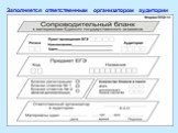 Заполняется ответственным организатором аудитории