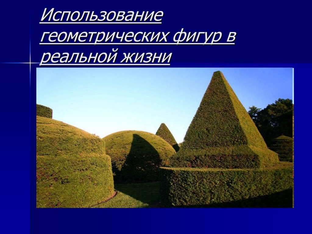 Проект по математике геометрия в жизни человека