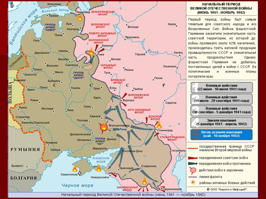 Какой первый город был захвачен. Карта фронта СССР 1941. Карта СССР 1942. Линия фронта в 1942 году в СССР. Карта СССР И Германии 1943.