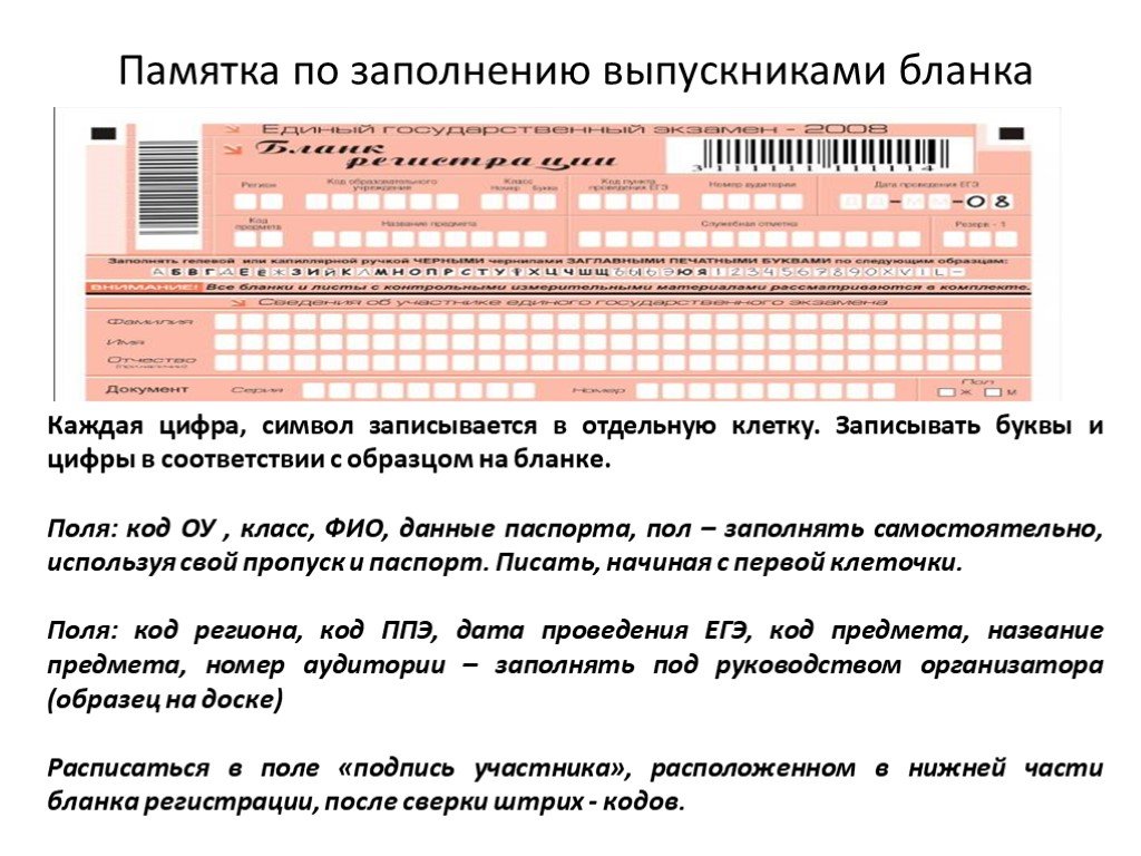 Каждой регистрация. Цифры для заполнения бланков ЕГЭ. Название предмета ЕГЭ В бланке. Цифры в бланке ЕГЭ. Буквы для заполнения бланков ЕГЭ.