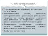 С чего начинается успех? Успех начинается с признания детьми права учителя учить. Психологический климат, обстановка жизнерадостности, организация деятельности учащихся на уроке, разумное сочетание репродуктивных и творческих методов – важные компоненты залога успеха на уроке Предвкушение необычност