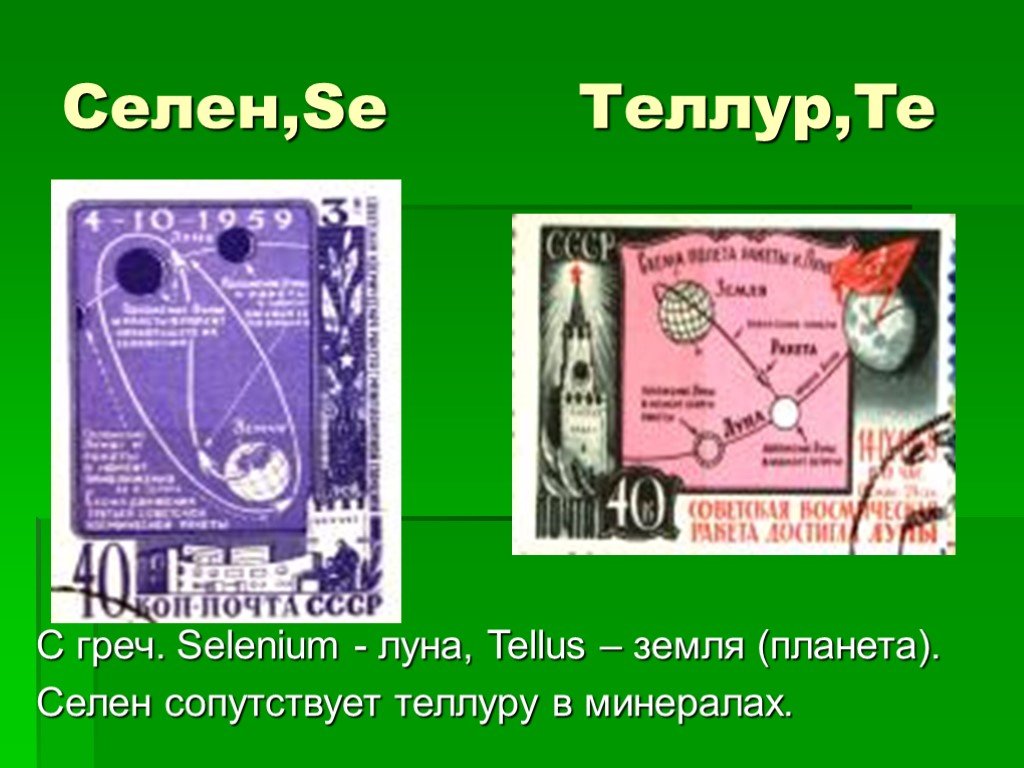 Селен и теллур. Теллур Планета. Селен Планета. Химические элементы на почтовых марках.