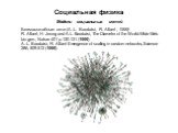 Безмасштабные сети (A.-L. Barabási, R. Albert , 1999) R. Albert, H. Jeong and A-L. Barabási, The Diameter of the World-Wide Web bio gen., Nature 401 p.130-131 (1999) A.-L. Barabási, R. Albert Emergence of scaling in random networks, Science 286, 509-512 (1999).