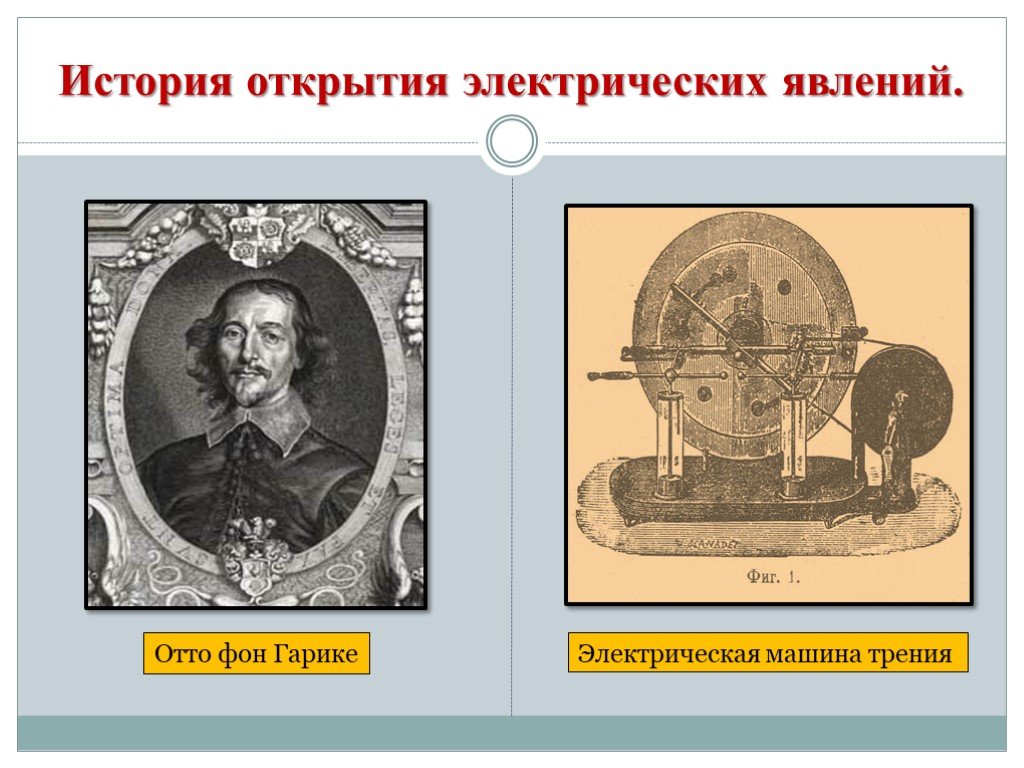 Презентация открытие электричества