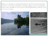 Well-known attractions include the Scottish Loch Ness. Legends about the Loch Ness monster lives at depths of the lake, still go even among Russian tourists, many specially come on a tour in the hope that they are lucky to see this famous monster.