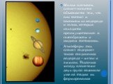 Малая плотность планет-гигантов объясняется тем, что они состоят в основном из водорода и гелия, которые находятся преимущественно в газообразном и жидком состояниях. Атмосферы этих планет содержат также соединения водорода – метан и аммиак. Различия между планетами двух групп возникли уже на стадии