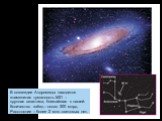 В созвездии Андромеды находится знаменитая туманность М31 – крупная галактика, ближайшая к нашей. Количество звёзд – около 300 млрд. Расстояние – более 2 млн. световых лет.