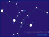 Созвездие Андромеды (упрощённая диаграмма)