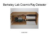 Berkeley Lab Cosmic Ray Detector 00-2700