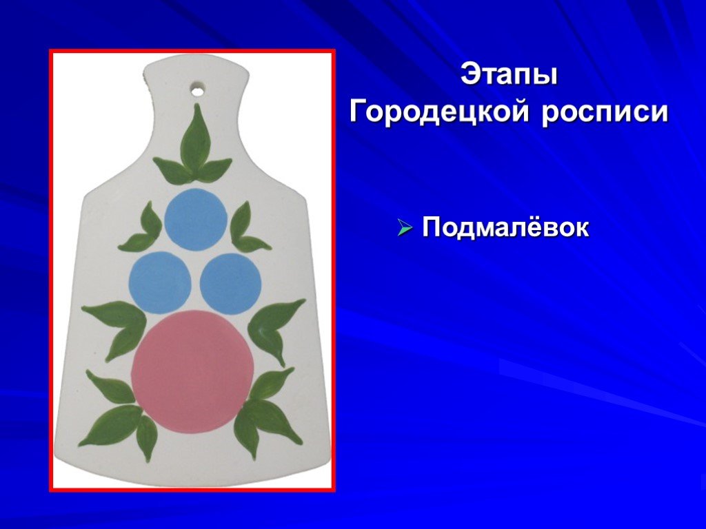 Городецкая роспись 1 класс презентация школа россии