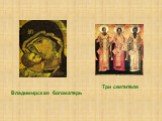 Владимирская богоматерь. Три святителя