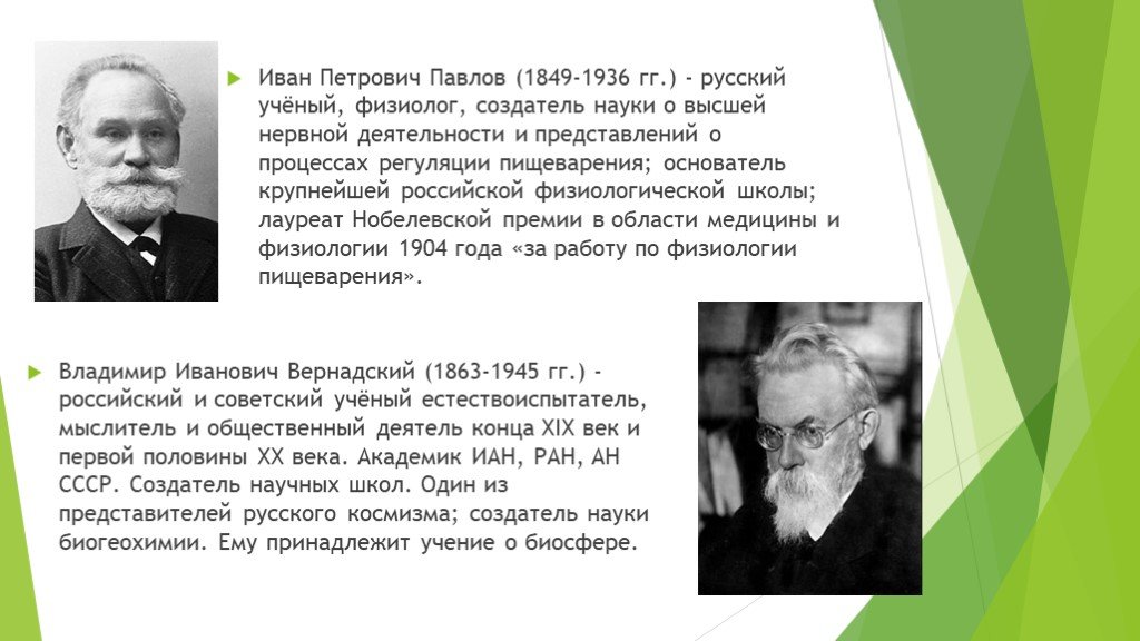 Иван петрович павлов презентация по биологии