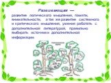 Развивающая — развитие логического мышления, памяти, внимательности, а так же развитие системного и критического мышления, умения работать с дополнительной литературой, правильно выбирать источники дополнительной информации.