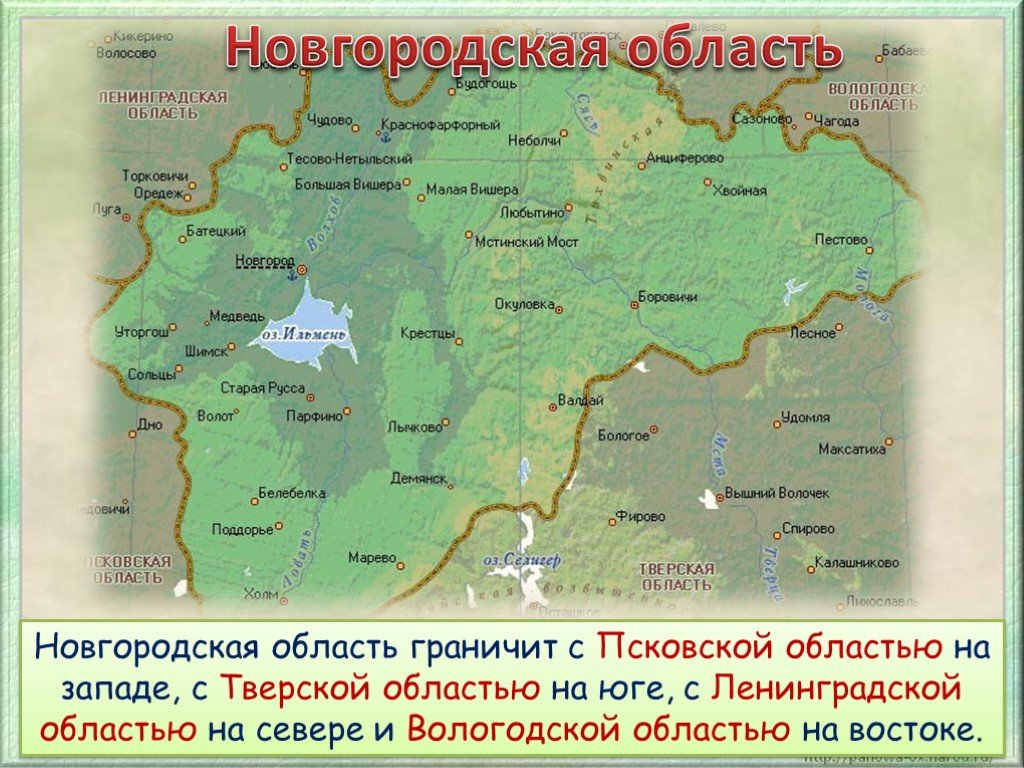 Запад новгородской области