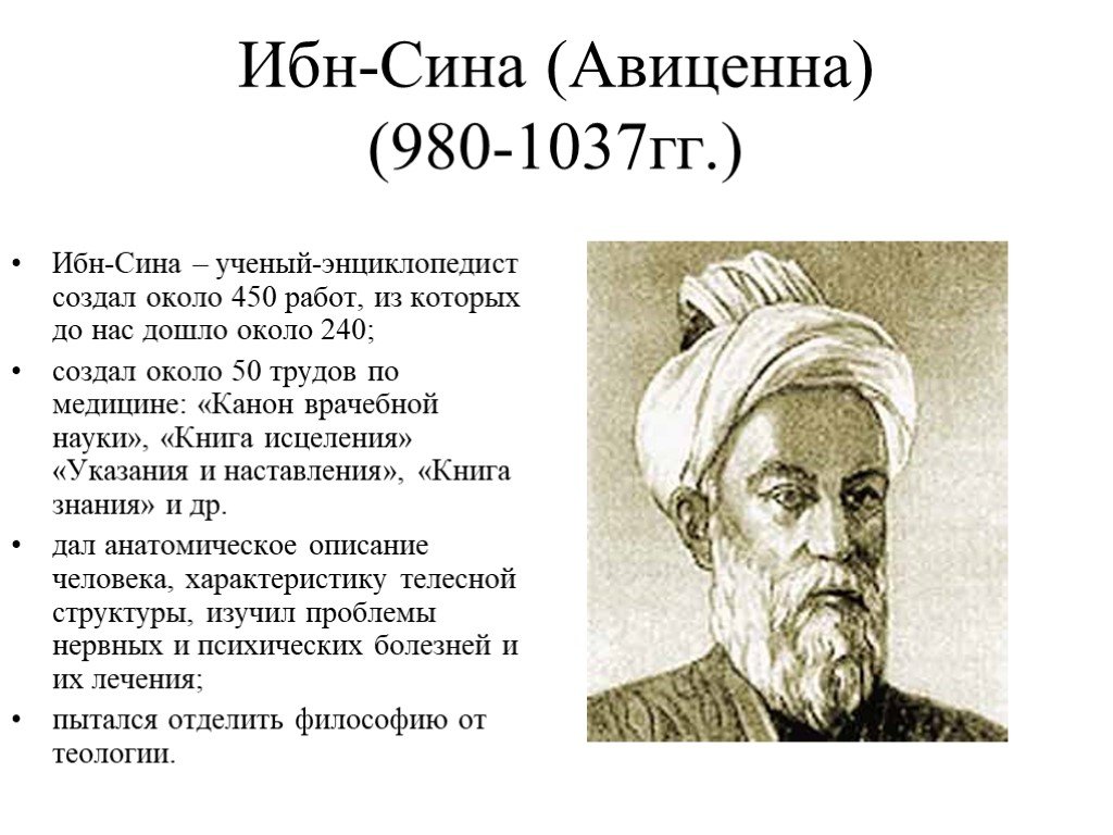 В 3 4 рази. Ибн сина (Авиценна) (980-1037). Авиценна ибн сина вклад в медицину.