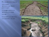 По морфологическим признакам эрозионных форм различают: 1) поверхностную эрозию, или смыв почвы; 2) линейную эрозию, или размыв почвы.