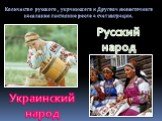 Количество русского , украинского и Другова иноэнтичного населения постоянно росло а счет миграции. Русский народ Украинский народ