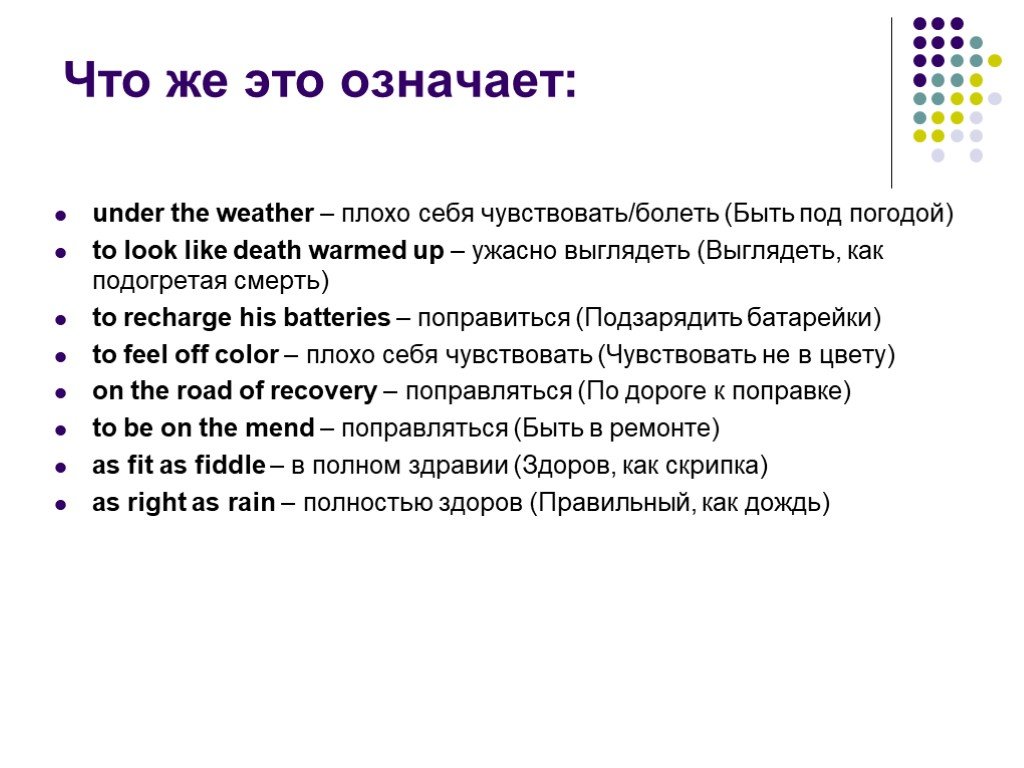 Что значит under. Сленг из английского языка. Будь здоров на английском сленг.