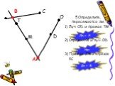 М Т Да, т. А Нет Да, т. В. 5.Определите, пересекаются ли: Луч OD и прямая TM Отрезок КС и луч OD Прямая ТМ и отрезок КС
