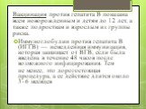 Вакцинация против гепатита В показана всем новорожденным и детям до 12 лет, а также подросткам и взрослым из группы риска. Иммуноглобулин против гепатита B (ИГГВ) — немедленная иммунизация, которая защищает от ВГВ, если была введена в течение 48 часов после возможного инфицирования. Тем не менее, эт