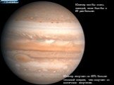 Юпитер мог бы стать звездой, если был бы в 60 раз больше. Юпитер излучает на 60% больше тепловой энергии, чем получает от солнечного излучения.