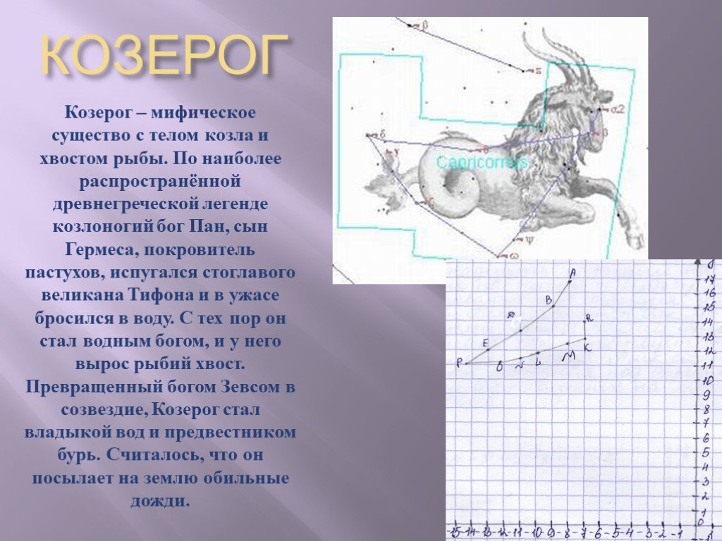 Проект легенды о созвездиях