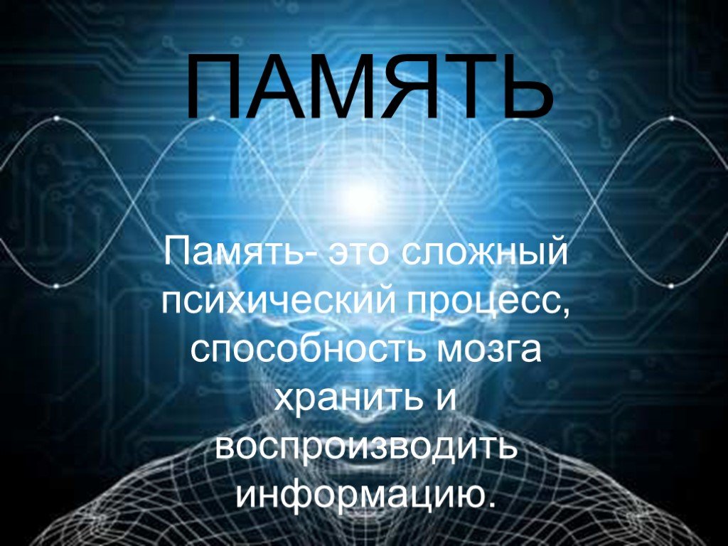 Презентация по теме память