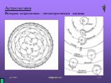 Астрономия История астрономии - геоцентрическая система