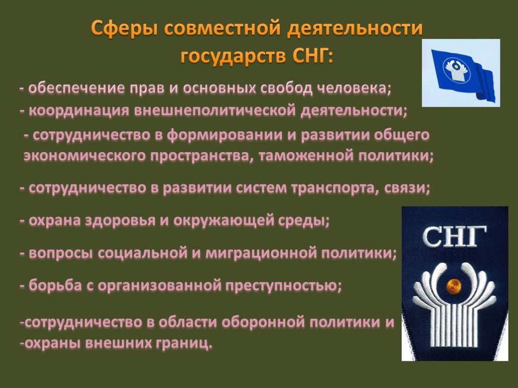 Содружество независимых государств презентация