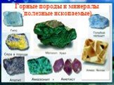 Горные породы и минералы (полезные ископаемые)