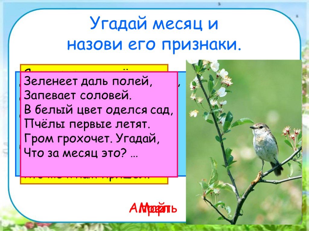 Окружающий мир 2 класс презентация на тему в гости к весне 2 класс