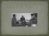 Жан-Поль Сартр и Симона Бовуар беседуют с Че в его резиденции в Банко Насиональ. Гавана. Февраль 1960.
