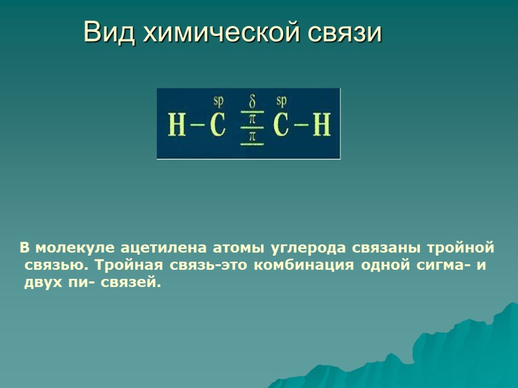 Сигма связи в молекуле. Ацетилен вид химической связи. Тип химической связи в молекуле ацетилена. Химическая связь в молекуле ацетилена. Ацетилен Тип химической связи.