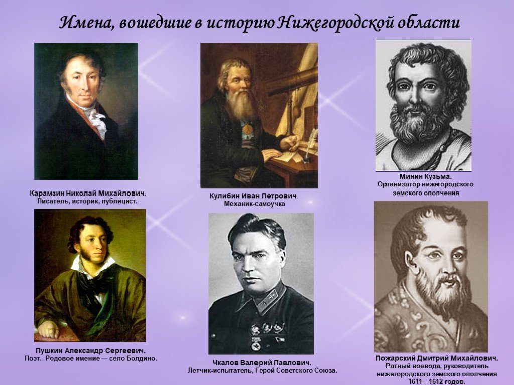 Писатели нижегородской области