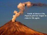 South of Mexico City, Popocat petl has begun to come to life again.
