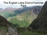 The English Lake District National Park