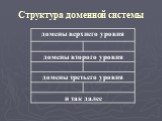 Структура доменной системы