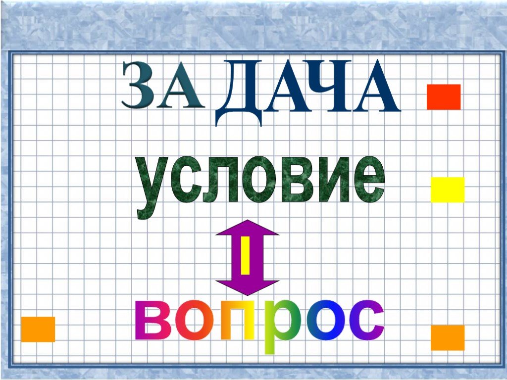 Части задачи 1 класс. Задачи надпись. Слово задача. Части задачи 1 класс схема.