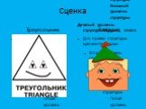 Сценка Треугольник Квадрат