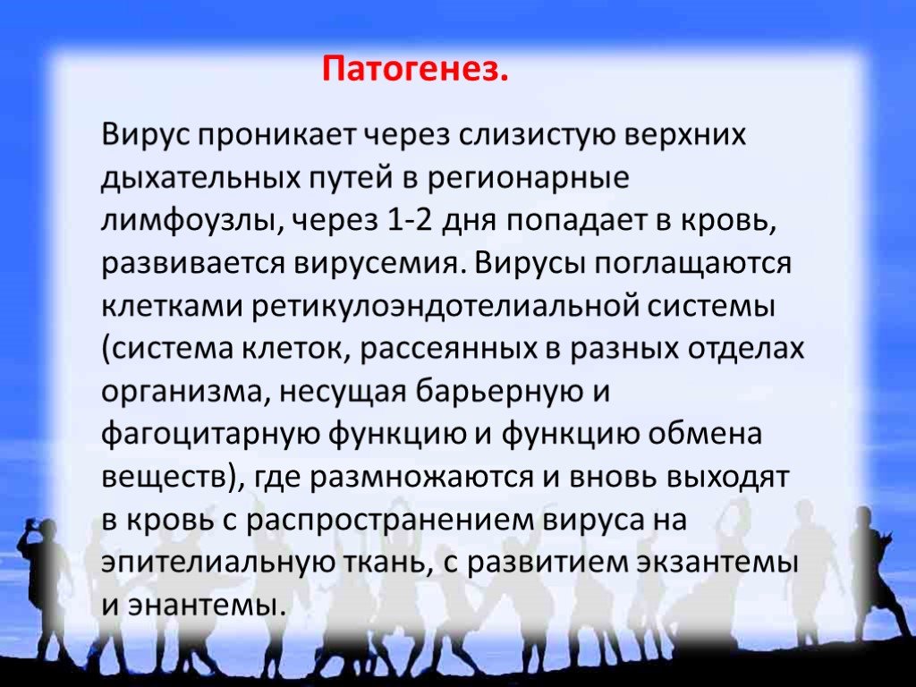 Патогенез натуральной оспы схема