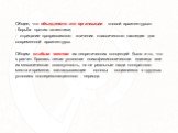 Общее, что объединяло эти организации «новой архитектуры»: - борьба против эклектики; - отрицание прогрессивного значения классического наследия для современной архитектуры. Общим слабым местом их теоретических концепций было и то, что в расчет бралась некая условная психофизиологическая единица или